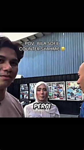 BILA SOFIE COUNTER SYAHMI😂😅‼️🤩#alieffirfan #aiteam #aliefirfan