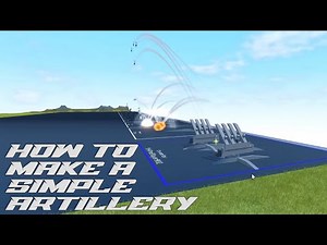 How to make a BASIC Artillery! | Plane Crazy - Tutorial