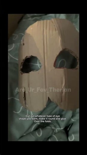 (CHECK PINNED COMMENT!) Tutorial on the masks for nearly zero dollars #therian#therian#alterhuman