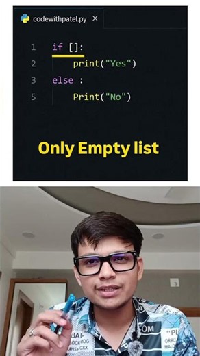 Empty List in Python: True, False, or Error? 🧠 #python #pythonquiz #shorts