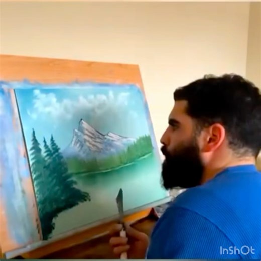 Beginner landscape painting