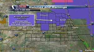 5.1K views | A snowy, blustery start to your Friday. Winter Weather Advisories run until noon over Northern Nebraska. Snow should taper off by this afternoon. | 10/11 News | Facebook