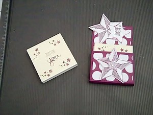 Post-it Note Holder using Stampin' UP!