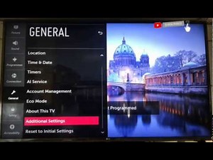 How To Reset LG TV and First Installation , Home and Store mode