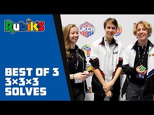 Who Has the Fastest 3x3 Solve? | Spin Master Rubik’s Competition | Rubik’s