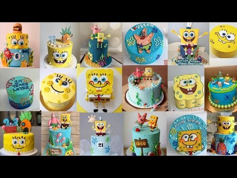 Baby Cakes ideas, Sponge bob baby cakes || birthday cake designs🥳🎂