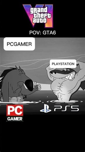 GTA 6 PS 4K vs PC 8K Graphics 😱 कौन जीतेगा? #GTA6 #4K #8K#original #viralreels #psgames #pcgaming