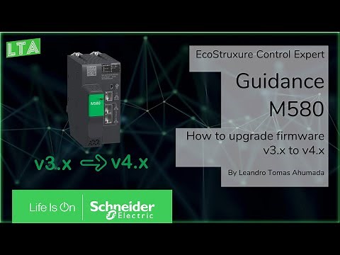 Modicon M580 - How to upgrade firmware from v3.x to v4.x