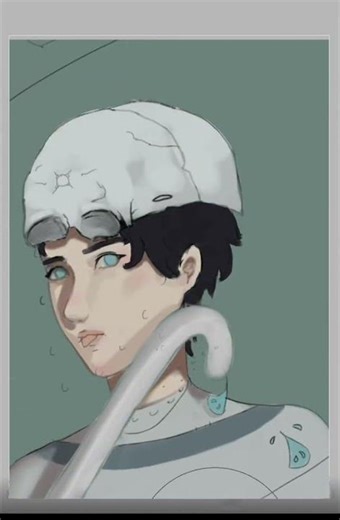Frontal and parietal bones #art