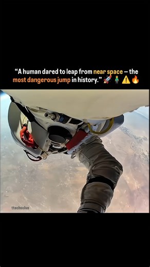 Ttechsolve on Instagram: "In 2012, Felix Baumgartner stepped out of a capsule at about 39,045 meters above Earth during the Red Bull Stratos mission. At this height, air pressure was close to vacuum and temperatures dropped below minus 60 degrees Celsius. He fell for over 4 minutes before his parachute opened and reached a top speed of about 1,357 km per hour, passing the speed of sound without engine support. The risk was extreme. A flat spin or suit failure would have led to loss of control an
