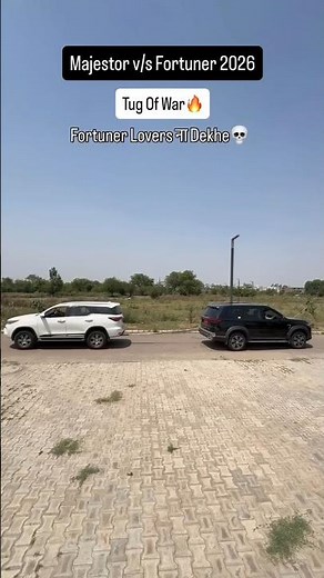 Toyota Fortuner vs MG Majestor Tug of War 💪🔥 | Kaun Hai Asli King? | 4x4 Power Battle 2026