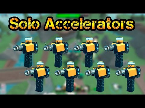 Solo Accelerators and Support Fallen Mode Roblox Tower Defense Simulator