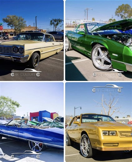 THE CULTURE IS DIFFERENT. 🏁 Candy paint. Chrome wheels. Old school legends. This ain’t just cars… This is a lifestyle. 🎥 CAR CULTURE Which ride you taking home? 💛 The Gold 💙 The Blue Vert 💚 The Green Monster 🤍 The Classic Cream Comment the color below 👇👇👇 #CarCulture #DonkLife #ClassicWhips #OldSchoolChevy #CarScene