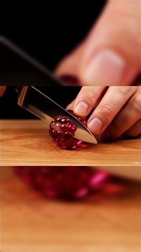 Raspberry ASMR | Juicy Red Fruit Cutting Sounds for Deep Relaxation