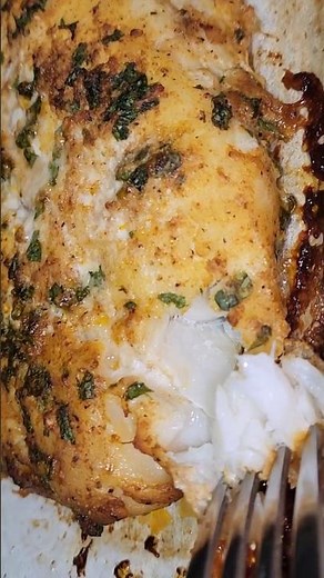 Oven Baked Corvina or Cod - Recipe upon Request- Best way to cook Fish! Corvinaor Fish