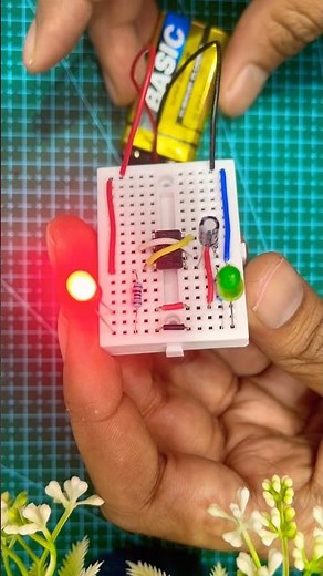 555 Timer LED Blinker | Simple Electronics Project