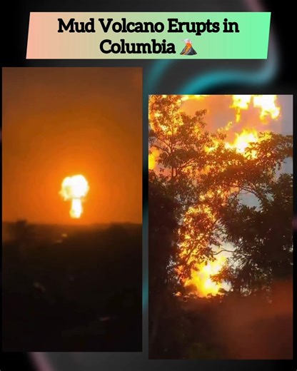 Mud Volcano Eruption in Antioquia, Colombia