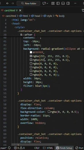 Create this AI Enter Prompt In Creation EDIT TEXT Using HTML AND CSS