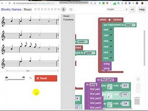 BLOCKLY Games - MUSIC - Level 9