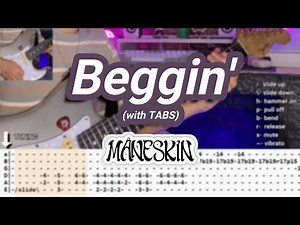 Beggin' | with TABS |【Guitar Cover】|©Måneskin