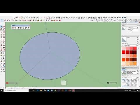 SKETCH UP TUTORIAL - DIVIDE PLANE AND CIRCLE