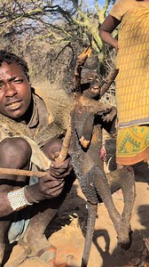 Ancient Cooking Methods of the Hadzabe #PrimitiveCooking #IndigenousLife #HunterGatherer #CulturalMoments #TraditionalCuisine | Hadzabe Icon