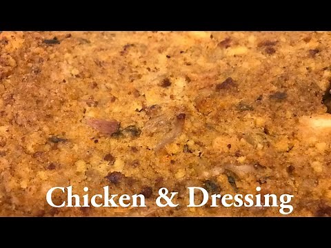 Insanely Delicious Southern Chicken & Dressing Recipe | Mama Ray Ray In The Kitchen