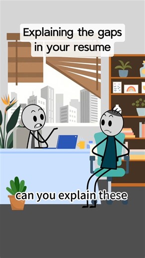 2.7K views · 60 reactions | Explaining the gaps in your resume Audio credit: @Robert Schultz #fpy #animation #usa #worklife #work | NailaAnimation | Facebook