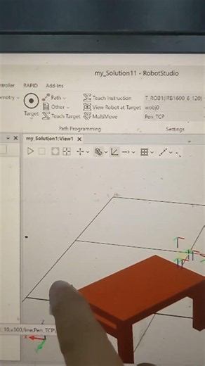 Module 1.2.3.4. Running the Simulation #abbrobotics #airobot #cobots #robotstudio #abb #robot #ai
