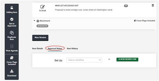 Setting up Approval Workflows in Peak