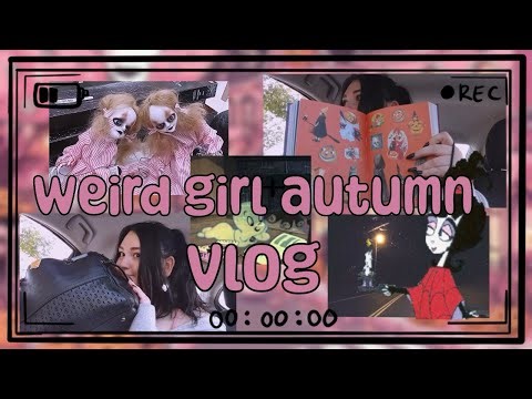 weird girl autumn: a cozy homebody vlog | books im reading, trinkets, aesthetic changes and more