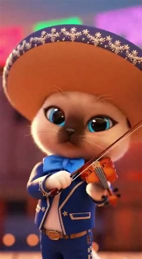 MEOW-RIACHI BAND AUDITIONS 🎻 #shorts #CatLover #SoraAI