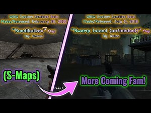 WAW Custom Zombies Solo▐ "Svedlkulkov & Swamp Island" Map Completed