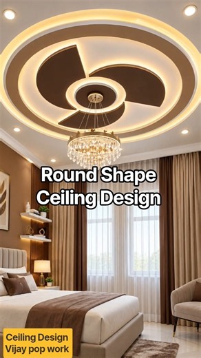 Top 10 Modern Round Shape False Ceiling Designs 2026 | New Circle Ceiling Design For Bedroom