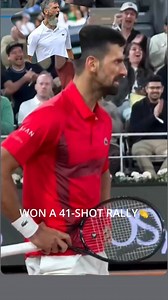 Novak Djokovic 41 shot rally ❤️ #GOAT | Elisabetta Cassese