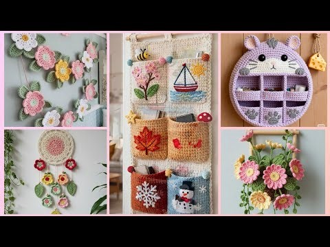 Beautiful Crochet Wall Art Decor for Home | Aesthetic Handmade Wall Hangings