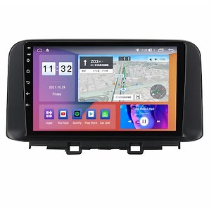 Navigatie dedicata Hyundai KONA 2018-2020, NAVI-IT, 4 GB RAM 64 ROM, Android 12, Display QLED, 10", DSP, Carplay, Android Auto, Internet, Youtube, Waze, Wi Fi, Usb, Bluetooth - eMAG.ro