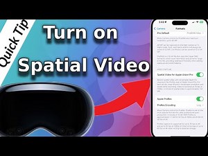 How to Enable Spatial Video For Apple Vision Pro | iPhone Tips For Beginners