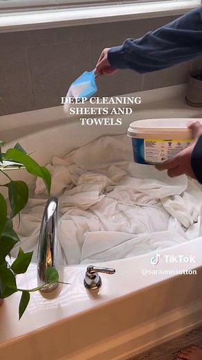 How to Deep Clean White Towels and Sheets with Laundry Stripping