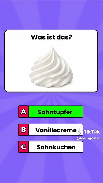 Deutsch lernen 🇩🇪 #quiz #deutsch #deutschland #germany #lernen #deutschesprache #deutschsprechen #language #LearnOnTiktok #TiktokLearningCampaign