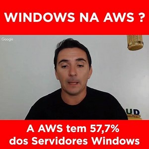 74 reactions | A AWS tem 57,7% dos Servidores Windows A AWS tem mais...