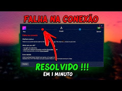 FALHA NA CONEXÃO FIVE M 2025- RESOLVIDO EM 1 MINUTO