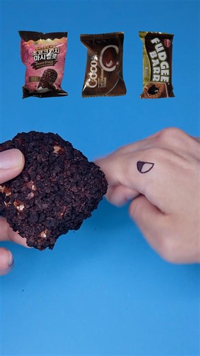 Eating the chocolate cookie emoticon