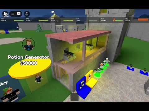 wizard tycoon with my cousin in Roblox #roblox
