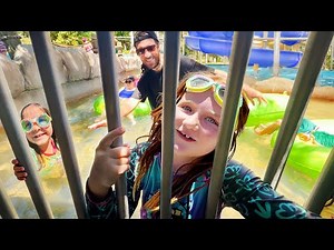 DON'T DROP MY PHONE!! Water Park Day at Lagoon a Beach with Adley Niko & Navey, last to leave wins!