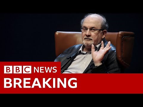 Novelist Salman Rushdie stabbed on stage - BBC News