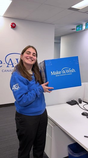 The joy of a wish begins long before it comes true. ✨ A #wishbox is part of the anticipation stage, a special boost in the wish journey when a child discovers their heartfelt dream is about to come alive. For children facing critical illnesses, wishes are a beacon of hope—filling their days with happiness and easing the weight of uncertainty. 💙 #WishJourney #MakeAWishCanada #BehindTheScenes | Make-A-Wish Canada