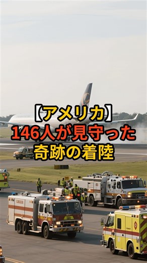 146人が見守った奇跡の着陸！全員無事の理由は？