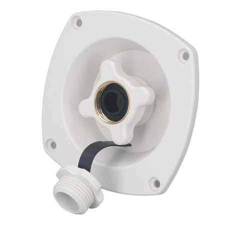 RV City Water Inlet with Quick Connector, RV Wall Mount Water Inlet, Pressure Regulated City Water Entry RV Water Fill Inlet Replacement for Trailer Camper Boat - Walmart.ca