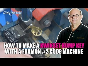 How to Make a Kwikset Bump Key with a Framon #2 Code Machine